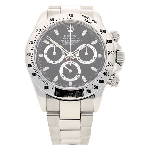 2004 rolex daytona stainless steel